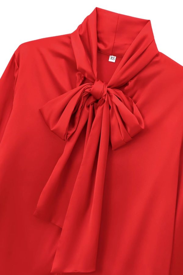 Kayla  Bow-Decorated Shirt For Discount - Image 3