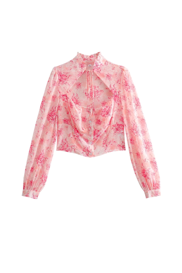 Laurel  Floral Long Sleeved Top Online Sale