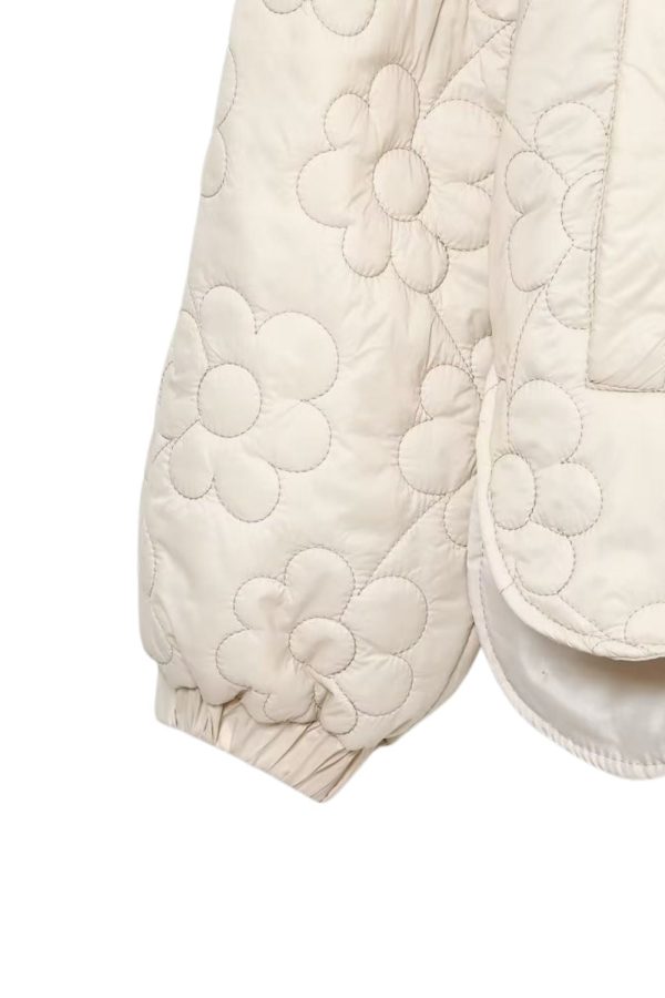 Micah  Floral-Printed Collared Puffer Jacket Online Hot Sale - Image 5