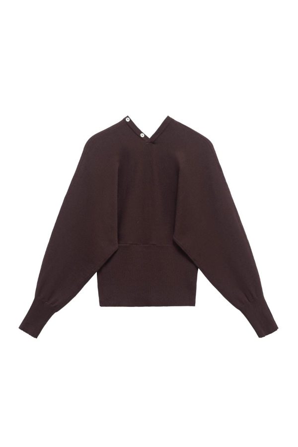 Chelsea  V-Neck Long-Sleeve Knitted Cardigan Online - Image 2