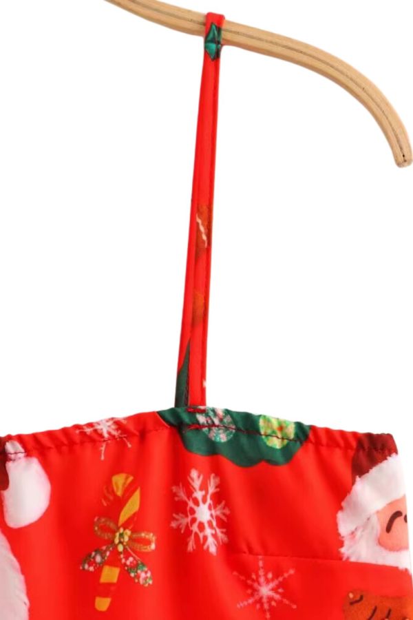 Laura  Holiday Santa Print Dress Online - Image 5
