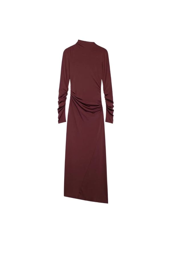 Jennifer  Decorative Pleat Dress Online Hot Sale