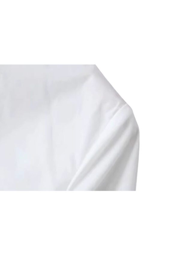 ‘Kennedy’ Waist - Cinched Shirt with Irregular Hem Cheap - Image 5