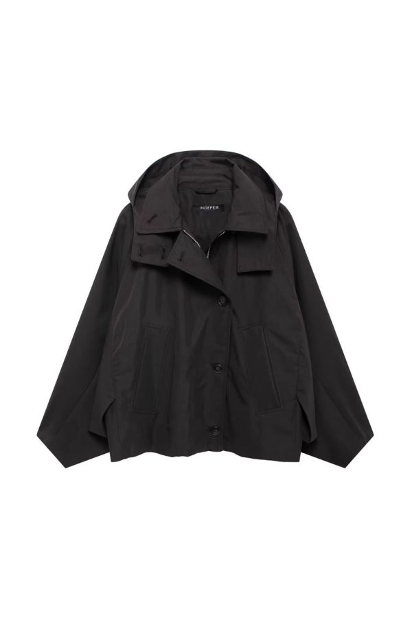 Olivia  Hooded Short Trench Coat Online now - Image 2