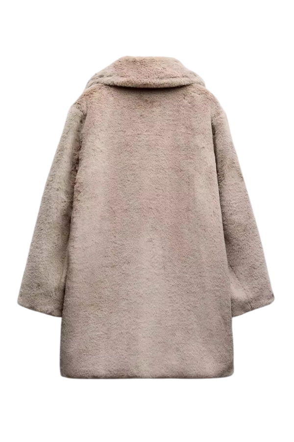 Francine  Faux Fur Thick Coat (2 Colors) on Sale - Image 4