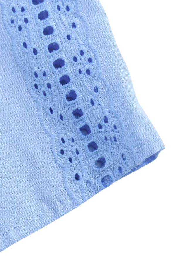 Ellie  Versatile Hollow Embroidered Top Online - Image 5