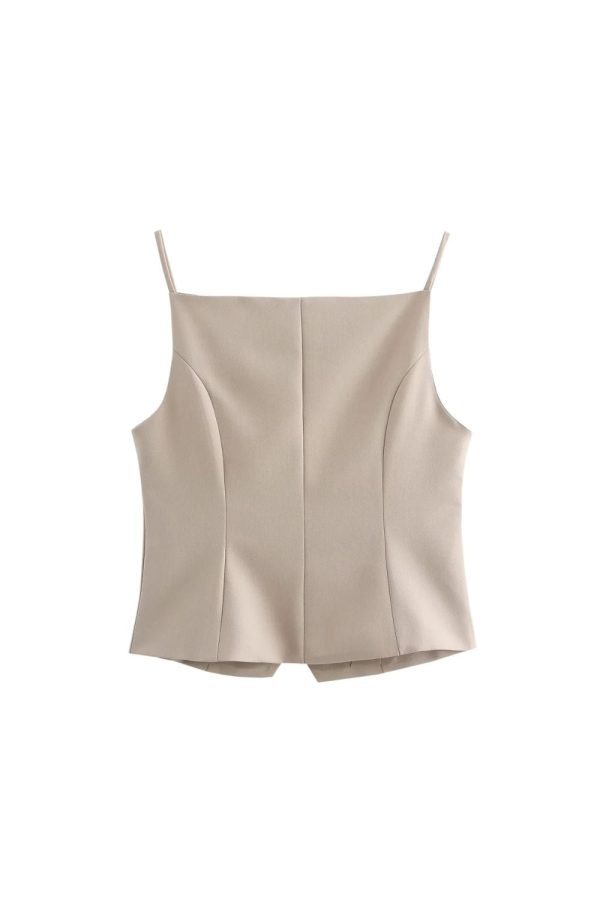 Kathryn  Button-Decorated Tank Top Cheap - Image 2