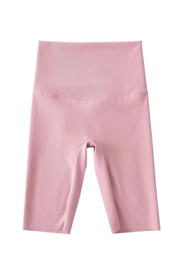 Gina  Ribbed Thin Sporty Cropped Leggings (4 Colors) Fashion - Image 2