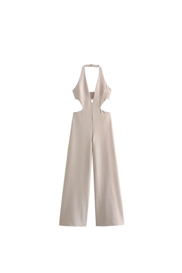 Gertruda  Halter Neck Long Jumpsuit Sale - Image 2