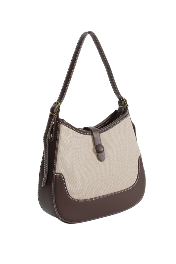 Piper  Two-Tone Shoulder Bag (3 Colors) For Cheap