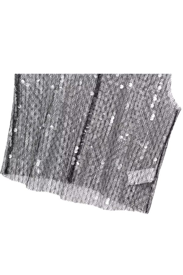 Brooklyn  Sleeveless Sequin Straight Vest Cheap - Image 3