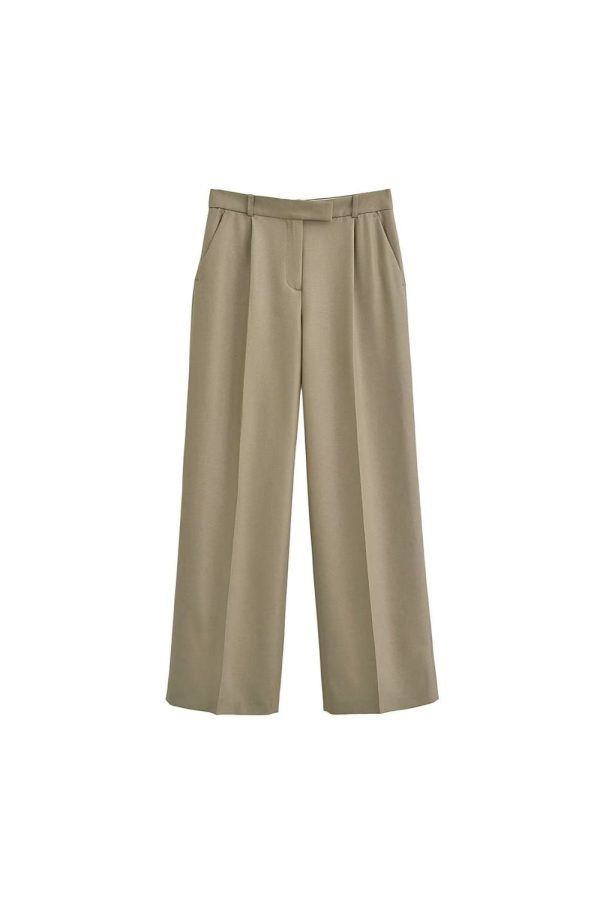 ‘Zhanna’Button-Front Suit Jacket & Pants Combo (Sold Separately) Cheap - Image 4