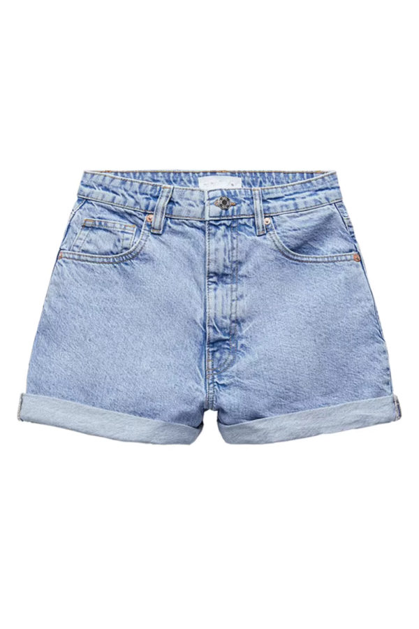 Karla  High Waist Denim Shorts (3 Colors) Hot on Sale - Image 3