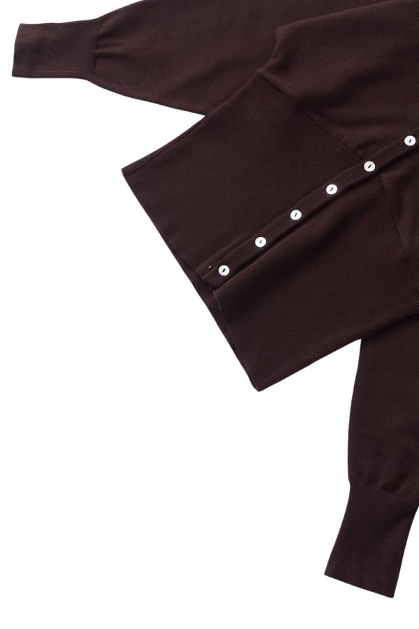 Chelsea  V-Neck Long-Sleeve Knitted Cardigan Online - Image 4