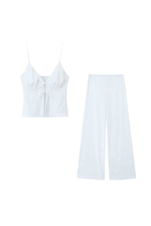 ‘Svetlana’ Strapless Top & Casual Long Pants (Sold Separately) Discount