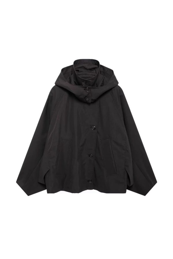 Olivia  Hooded Short Trench Coat Online now