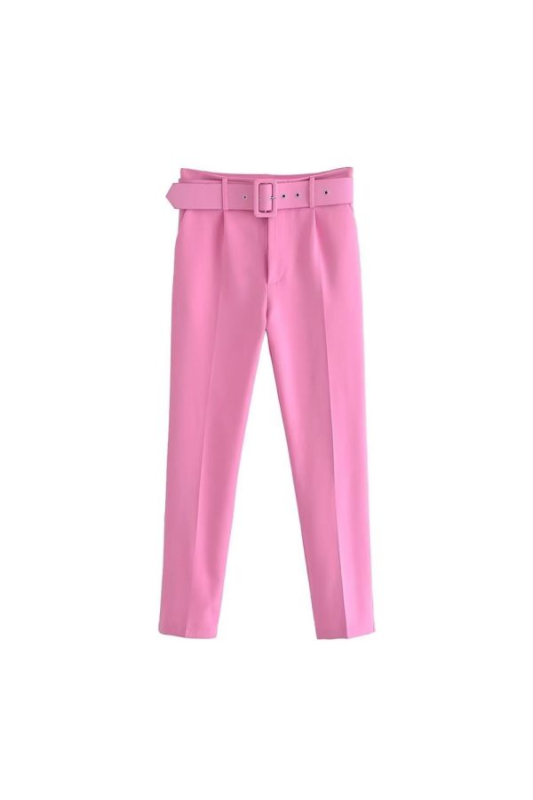 Owen  Slim-Fit Blazer & Belted Pants Suit Online Sale - Image 4