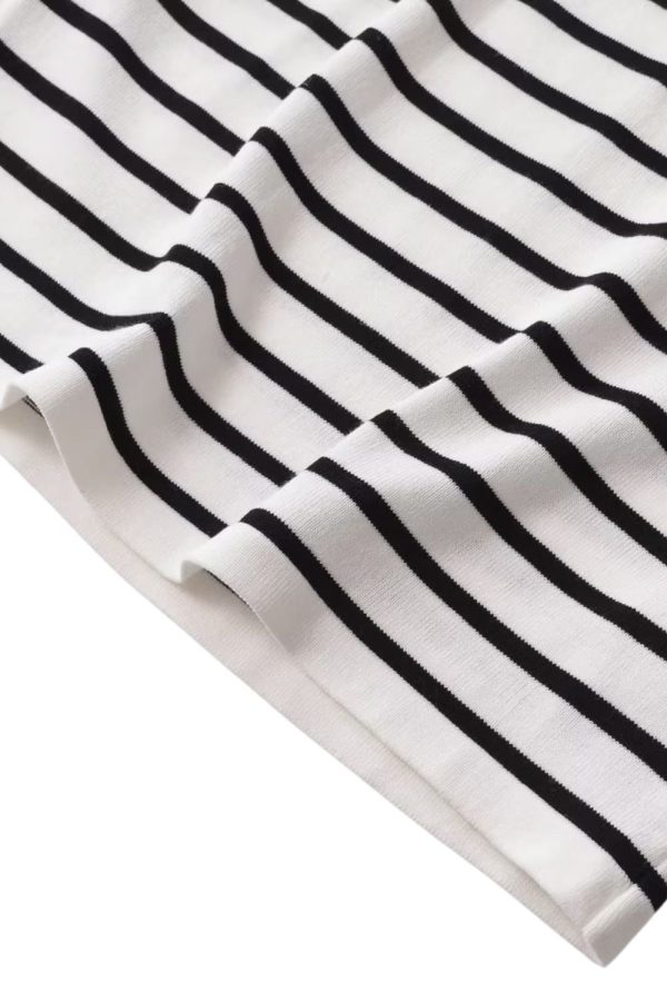 Feodora  Casual Black and White Knitwear Online now - Image 5
