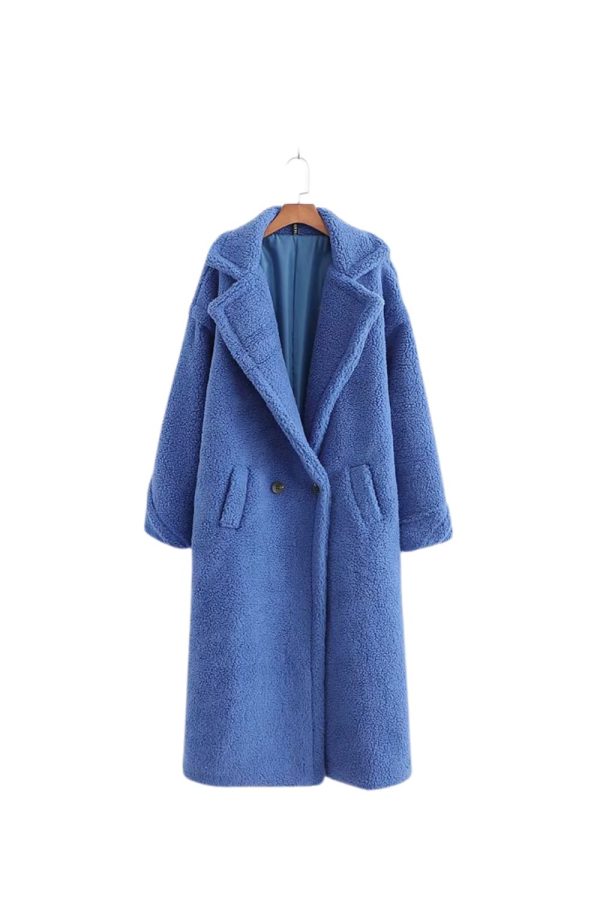 Mark  Faux Fur Long Coat (4 Color) Supply