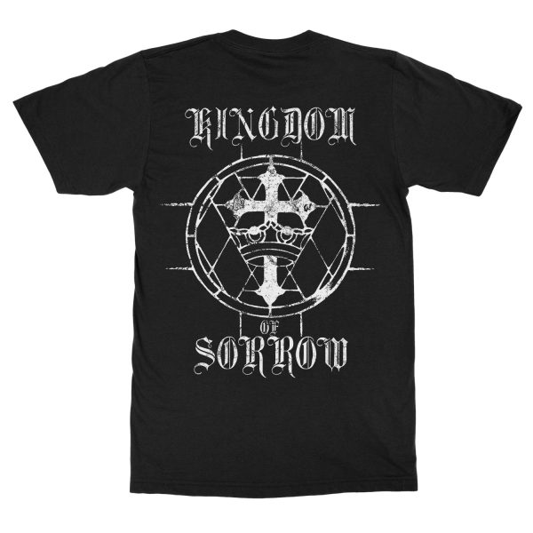 Kingdom of Sorrow  Cross and Crown  T-Shirt Hot on Sale - Image 2